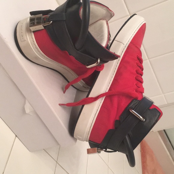 SOLD***Classic High Top Buscemi Sneaker - Picture 2 of 4